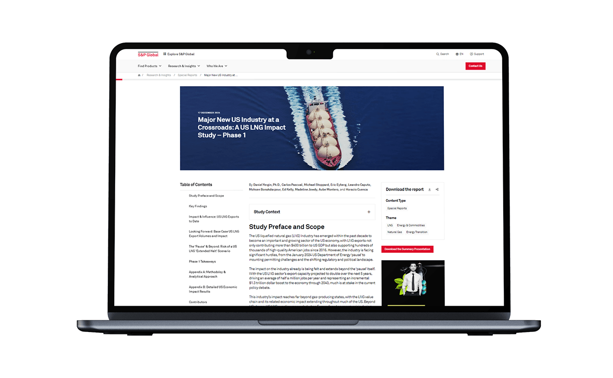 US LNG Impact Study project image 3