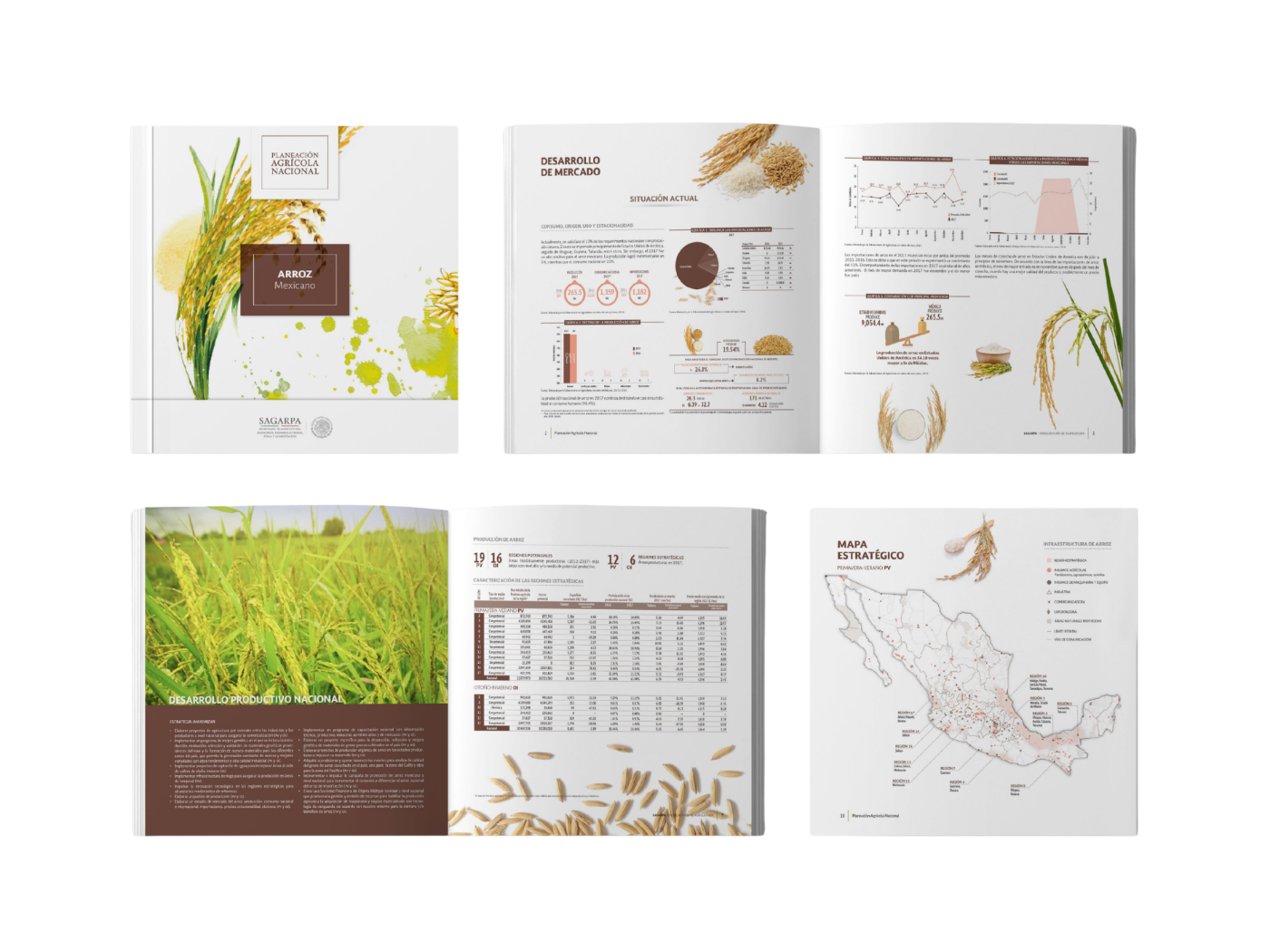 Booklet interior spread — Comercio Exterior