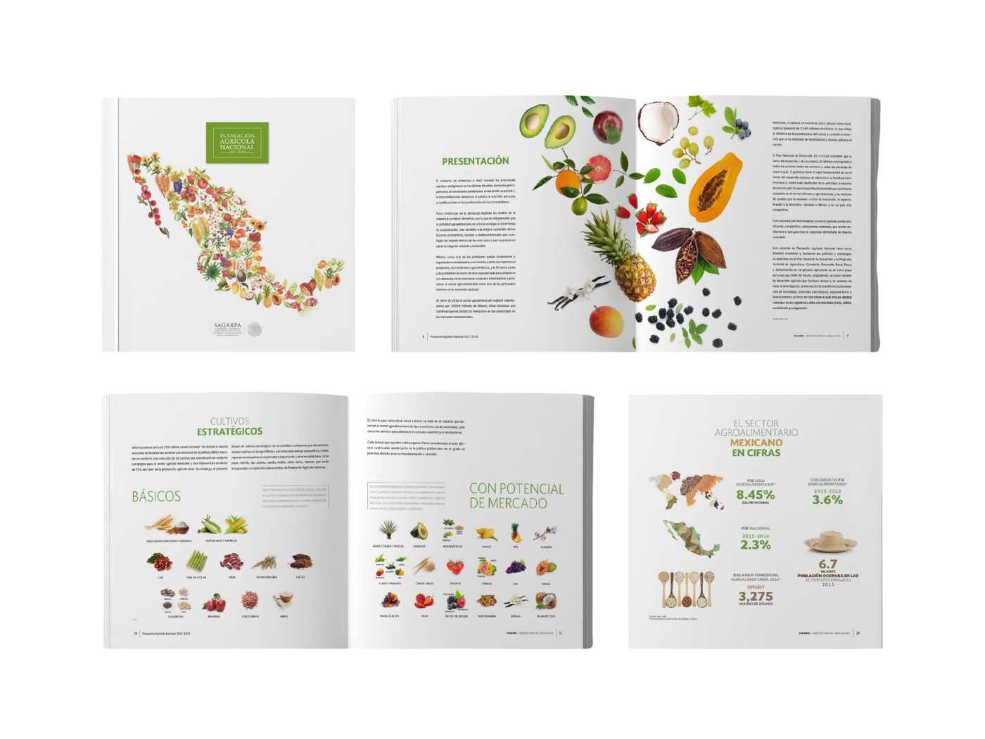 Booklet interior spread — Mapa Estratégico