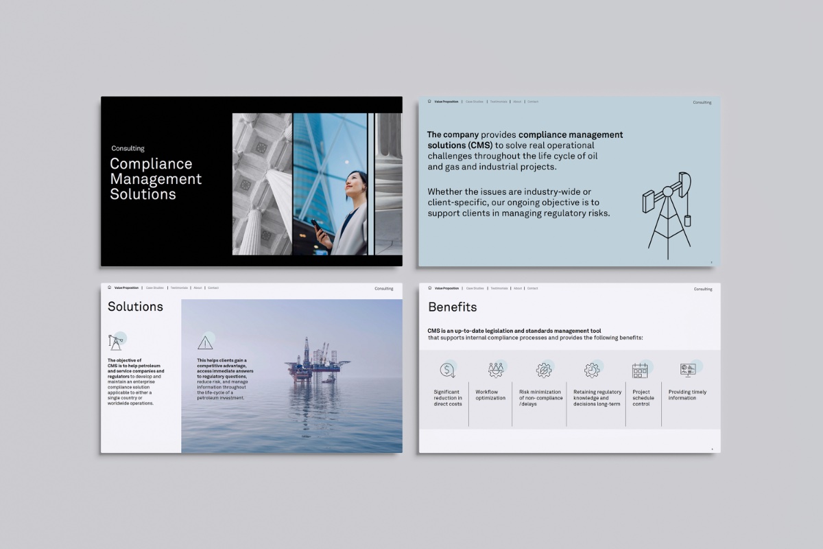 Marketing presentation — compliance solutions