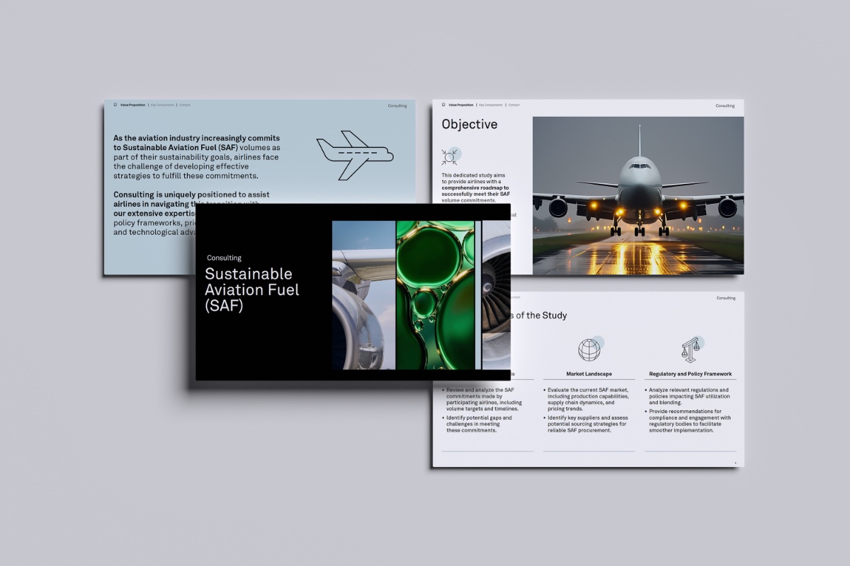 Marketing presentation — sustainable aviation fuel